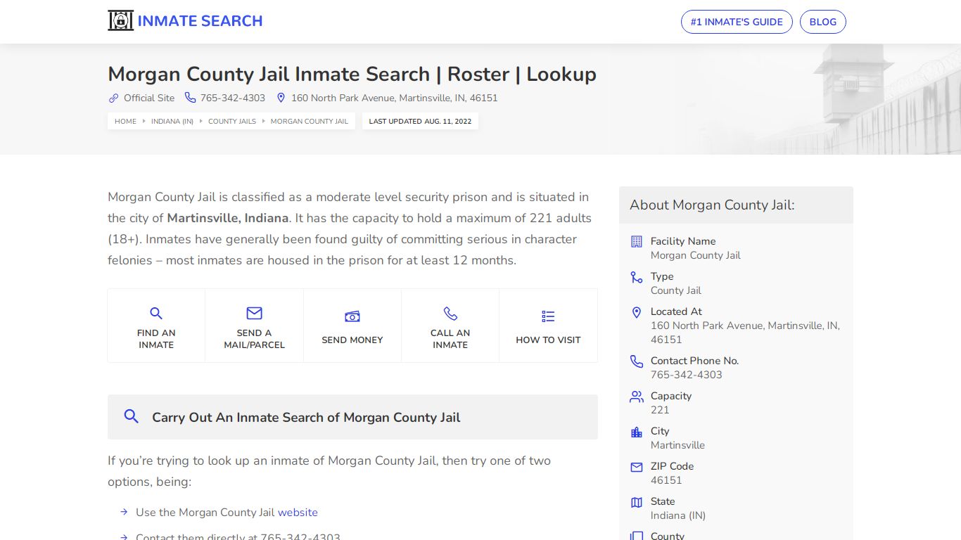 Morgan County Jail Inmate Search | Roster | Lookup